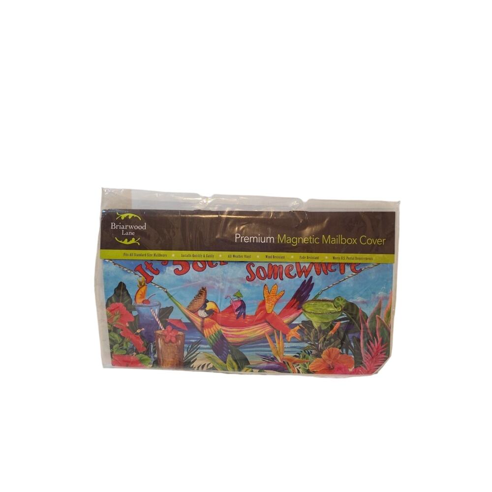 Briarwood Lane Mailbox Cover Magnetic Standard Size It's 5 O'clock Somewhere